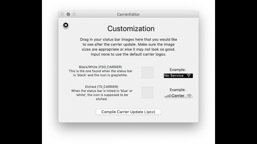 Carriereditor carriereditor for mac